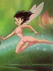 TinkerBell with perfect melons gets railed hard like a dog